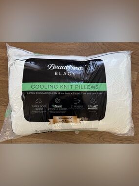 🎉LAST CHANCE🎉BEAUTY REST BLACK
2pk Luxurious Down Alternative Pillows